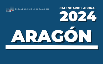 Calendario con todos los dias festivos en Aragon 2024