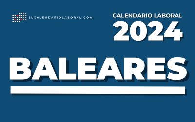 Calendario con todos los dias festivos en Islas Baleares 2024