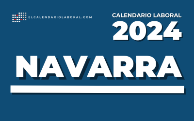 Calendario con todos los dias festivos en Navarra 2024