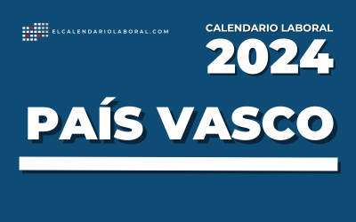 Calendario con todos los dias festivos en Pais Vasco - Euskadi 2024